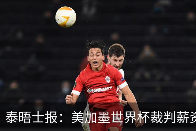 泰晤士报：美加墨世界杯裁判薪资待遇确定，最高可获得10万美元